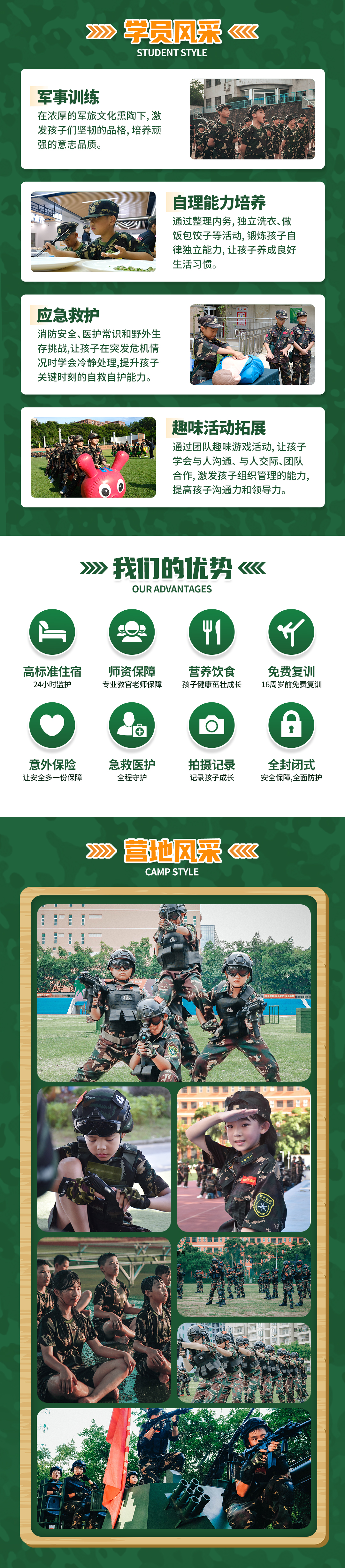 学员风采和课程优势长图